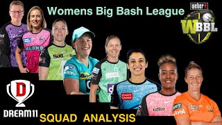 Women Big Bash League 202425 Preview  Dream11 [upl. by Harret]