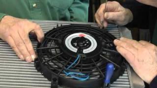 Engine cooling using the Kenlowe electric fan Electric water pump and Exhaust jackets [upl. by Bob]