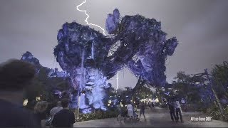 HD Lightning Strike over Pandora  Lightning Storm Lights the Night sky [upl. by Bess]