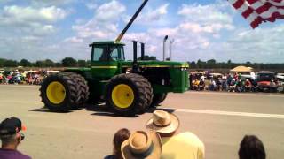 Kinze repowered tractors at Rantoul [upl. by Ibbob]