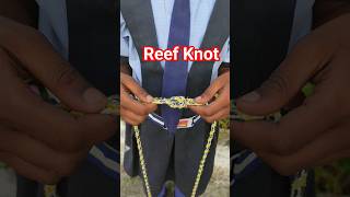 Reef Knot l सुकर गाठ l Sukar Gath l Scout Guide l Bulbul Abhyas lBulbul StudylHow to make Reef Knot [upl. by Llenrev]