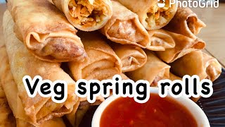 POPIAH recipe in Tamilveg spring rolls [upl. by Lednyc]