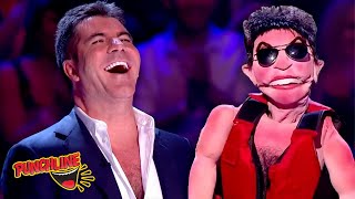 FUNNIEST Ventriloquist Auditions That Made Simon Cowell And The Judges Laugh [upl. by Adnawaj]