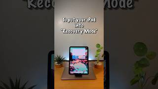 How to Put iPad in Recovery Mode [upl. by Airdnaed]