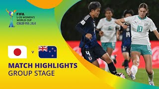 Japan v New Zealand  FIFA U20 Womens World Cup Colombia 2024  Match Highlights [upl. by Bella]