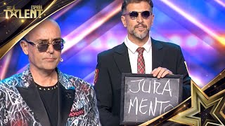 Pasa de trabajar en TELEVISIÓN a hacer una MAGIA muy CÓMICA  Audiciones 07  Got Talent España 2024 [upl. by Forkey]