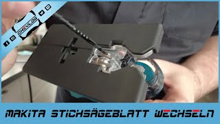 Makita Stichsägeblatt wechseln [upl. by Dranal]