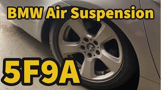 Bmw Air Suspension Problems Code 5F9A [upl. by Arleyne]