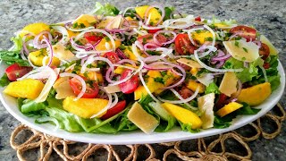 SALADA TROPICALMOLHO DELICIOSORECEITAS DE NATAL [upl. by Noirb]