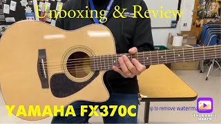 Checking out the YAMAHA FX370C AE Guitar [upl. by Isawk]