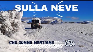 NEVE che GOMME montiamo Camper Van 4x4 [upl. by Christie]