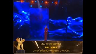 Maite Perroni  Brillarás In Memoriam Live at Premios Tv y Novelas 2019 [upl. by Nosnarb]