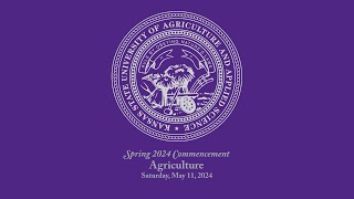 Agriculture  Commencement Spring 2024 [upl. by Sherry]