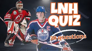 🏒 30 questions sur la LNH  Seuls les VRAIS fans auront 100   🤔 [upl. by Asiret]