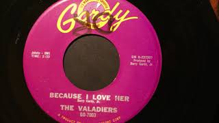 The Valadiers — Because I Love Her 1962 [upl. by Evilo]