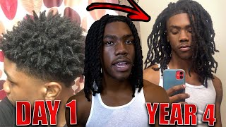 MY LOC JOURNEY 4 YEARS  DAY 1 to YEAR 4 CRAZY GROWTH [upl. by Nyrret951]