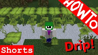 Minecraft 117 How to Get and Use Dripleaf in Survival  Tutorial [upl. by Sidnac]