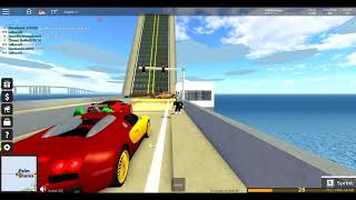 Roblox Ultimate Driving Westover Islands drawbridge opening and closing [upl. by Tedda]