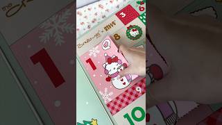 the CUTEST makeup advent calendar ever 🎀 Hello Kitty x The Crème Shop adventcalendar hellokitty [upl. by Rheims862]