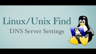 Linux  Unix Find Out DNS IP Addresss Settings Tutorial [upl. by Petersen]