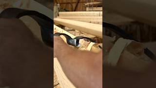 Drawknife close up 🪓 woodwork asmr shorts [upl. by Han]