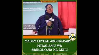 MADAM LEYLAH ABOUBAKARY short [upl. by Elsworth]