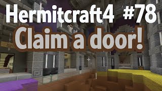 Claim a door — Hermitcraft 4 ep 78 [upl. by Etteniuq]