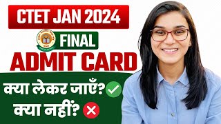 CTET 2024 Admit Cards Out by Himanshi Singh  Important Points before exam [upl. by Micco208]