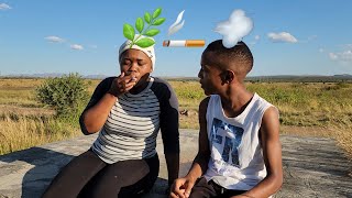 Kagiso and Lucas smoke Weed🌿🤣🤣🤣 watch till end [upl. by Stefania]