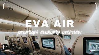 flying EVA Air Premium Economy for the first time [upl. by Linc]