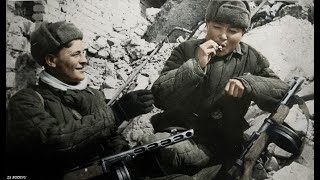 Battle of Stalingrad Color Footage 19421943  HD WW2 [upl. by Wilfrid880]