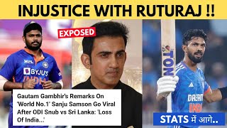 Why Ruturaj Dropped  Gambhir Old Interview Viral on Sanju Samson  Politics with Ruturaj Gill [upl. by Sidonia]