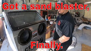 Christmas Birthday came early Harbor Freight sand blaster [upl. by Fogg820]