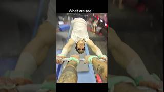 Our POV doing gymnastics 😂 gymnastics gymnast sports olympics flip pov lol [upl. by Xylina130]