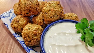 FALAFEL TARİFİ 🔥TAHİNLİ YOĞURTLU SOS İLE FALAFEL  FALAFEL SOSU  NOHUT KÖFTESİ  LÜBNAN FALAFEL [upl. by Skurnik721]