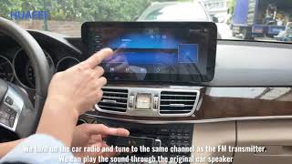 Carplay Android Radio for 20092016 MercedesBenz EClass W212 W207 [upl. by Arretal]