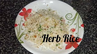 Herb rice tasty herbed rice herbrice Tastyfoodsathome [upl. by Peggy]