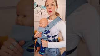 Outwards facing in your Ergobaby Omni 360 baby carriers How To Adjust your Carrier Correctly [upl. by Greyson]