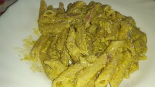 Pasta al pesto di pistacchio speck e panna [upl. by Rhodes206]