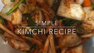 Simple Kimchi Recipe [upl. by Filide]