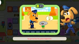 Safety Sheriff Labrador 46  Help Officer Labrador Dog to Defeat the Little Koala  Babybus Games [upl. by Tarrsus]