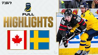 Canada vs Sweden FULL HIGHLIGHTS  2024 World Junior Championship [upl. by Tran]