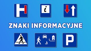 5  Znaki drogowe  Informacyjne [upl. by Anceline]