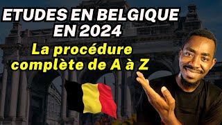 Étudier en Belgique en 2024 la procédure complète de A à Z [upl. by Rolyat]