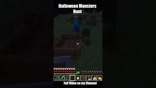 Halloween Monster Hunt minecrafthindi minecraftharcore gaming minecraftbuild minecraftguide [upl. by Brion]