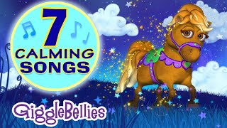 All The Pretty Little Horses  Bedtime Songs Lullabies amp Nursery Rhymes  Gigglebellies [upl. by Novyad]