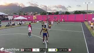 2024 Mens Netball Championships  St Kitts amp Nevis THORNS VS ST VINampG [upl. by Neevan]