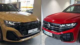 NEW Audi Q8 Facelift 2024 vs NEW Volkswagen TOUAREG 2024 Facelift  Interior comparison [upl. by Wehttan]