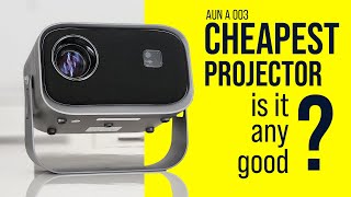 Cheapest Projector AUN A003 Detailed Review [upl. by Anerec]