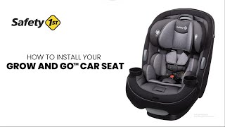 How to Install the Grow and Go AllinOne Convertible Car Seat Tutorial  Safety 1st [upl. by Annaesor]